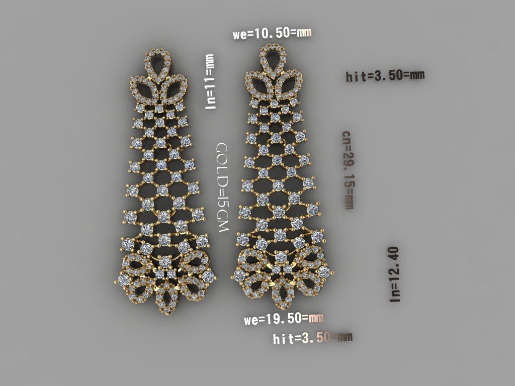 FASION EARING  3D model_2