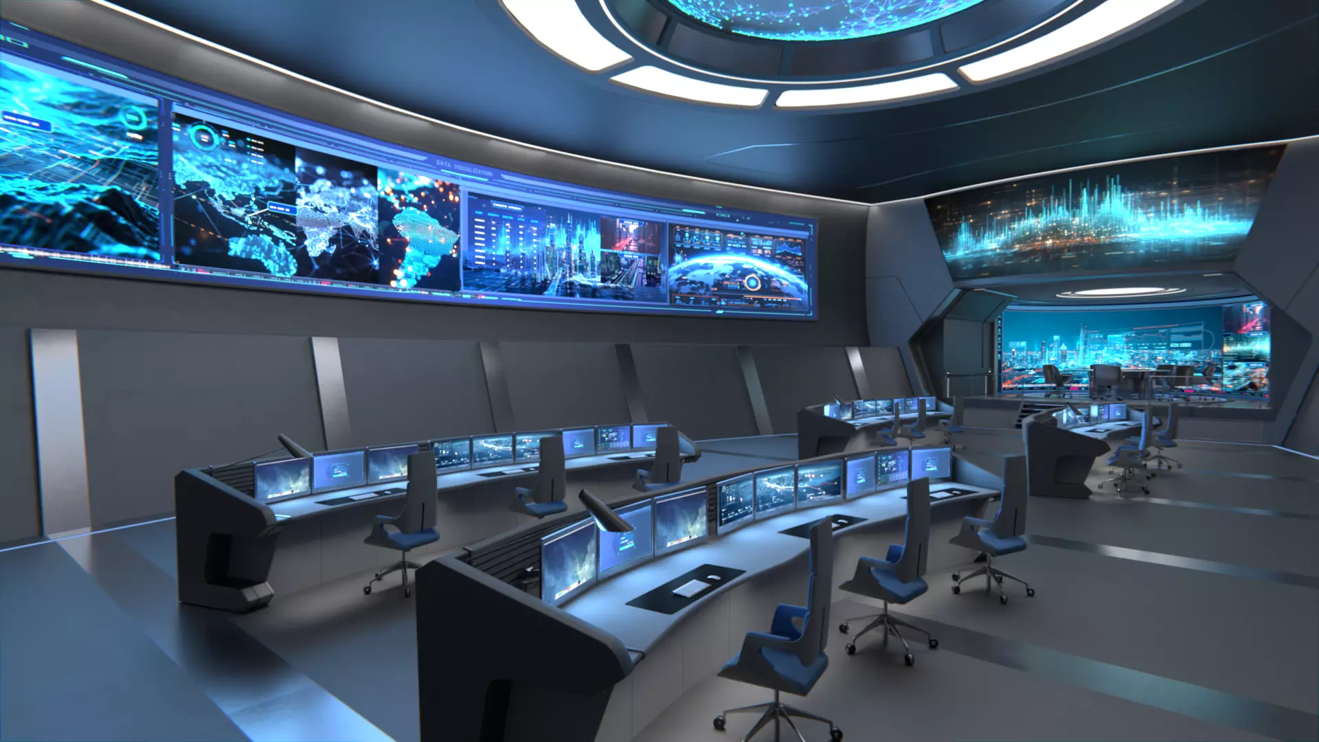 monitoring Center Command Center 3D model_0