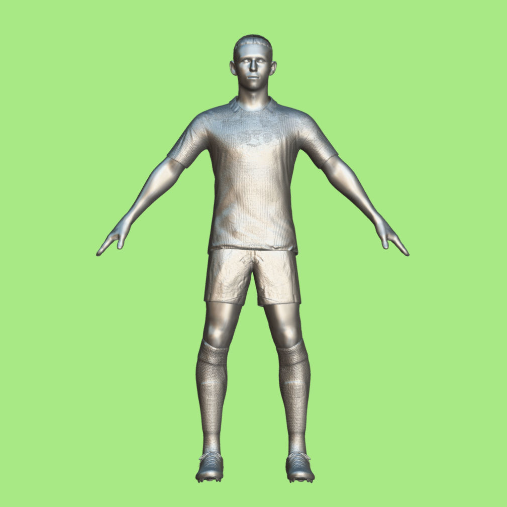 T-Pose Rigged Foden Manchester City 23-24 3D model_4