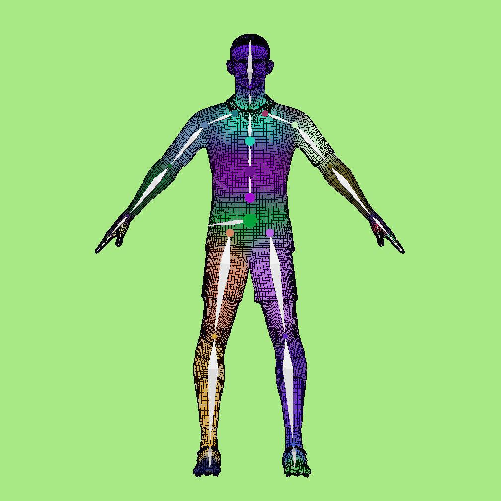 T-Pose Rigged Foden Manchester City 23-24 3D model_7