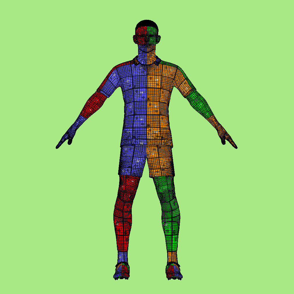 T-Pose Rigged Foden Manchester City 23-24 3D model_8