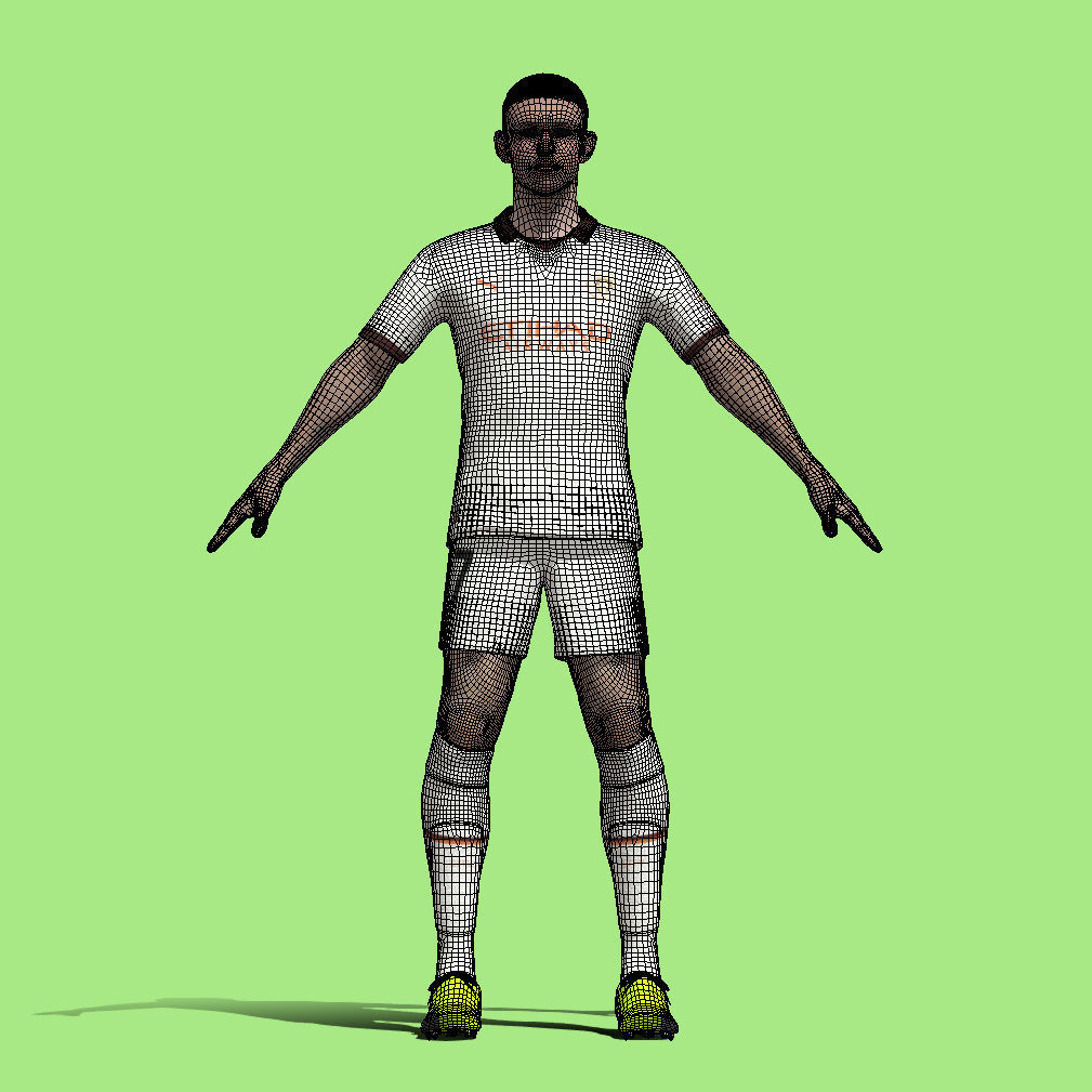 T-Pose Rigged Foden Manchester City 23-24 3D model_6