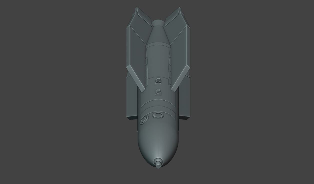 RUSSIAN PBK-500U DREL GLIDE BOMB 3D print model_6