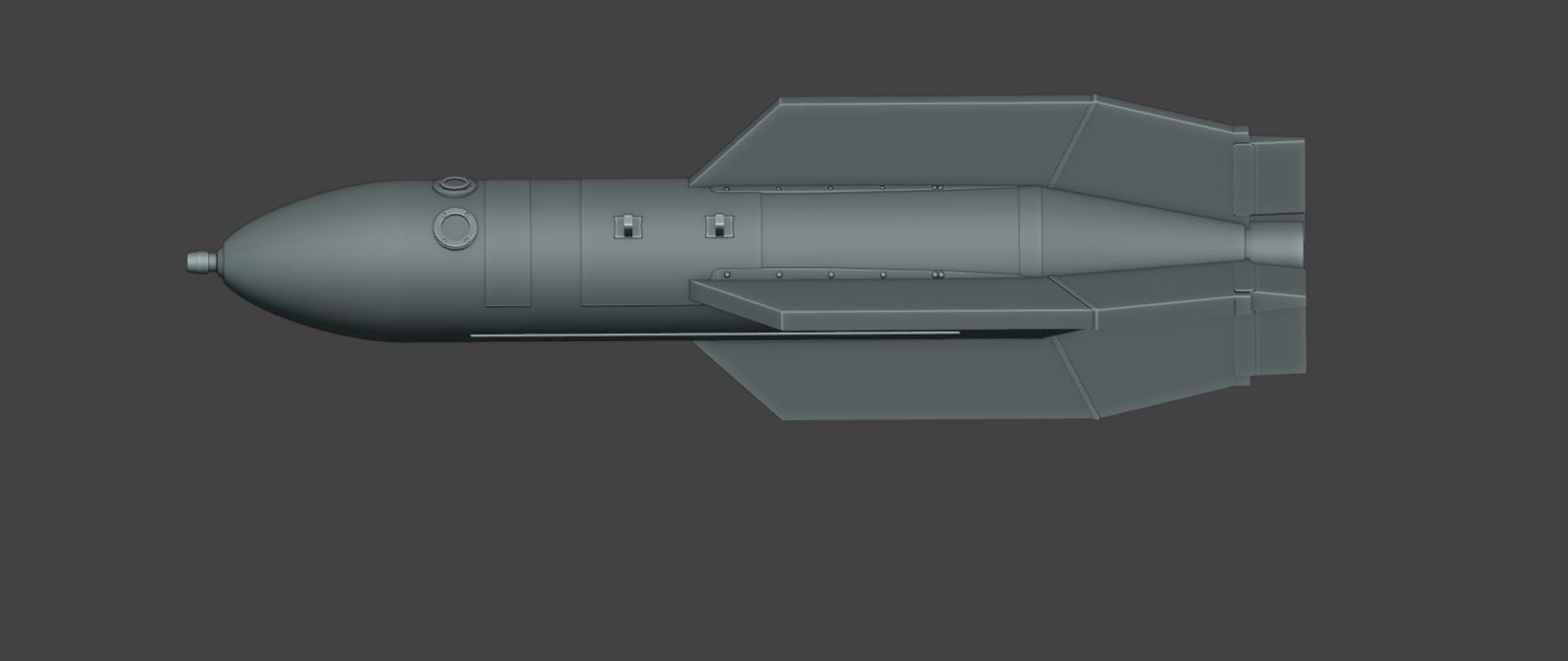 RUSSIAN PBK-500U DREL GLIDE BOMB 3D print model_3