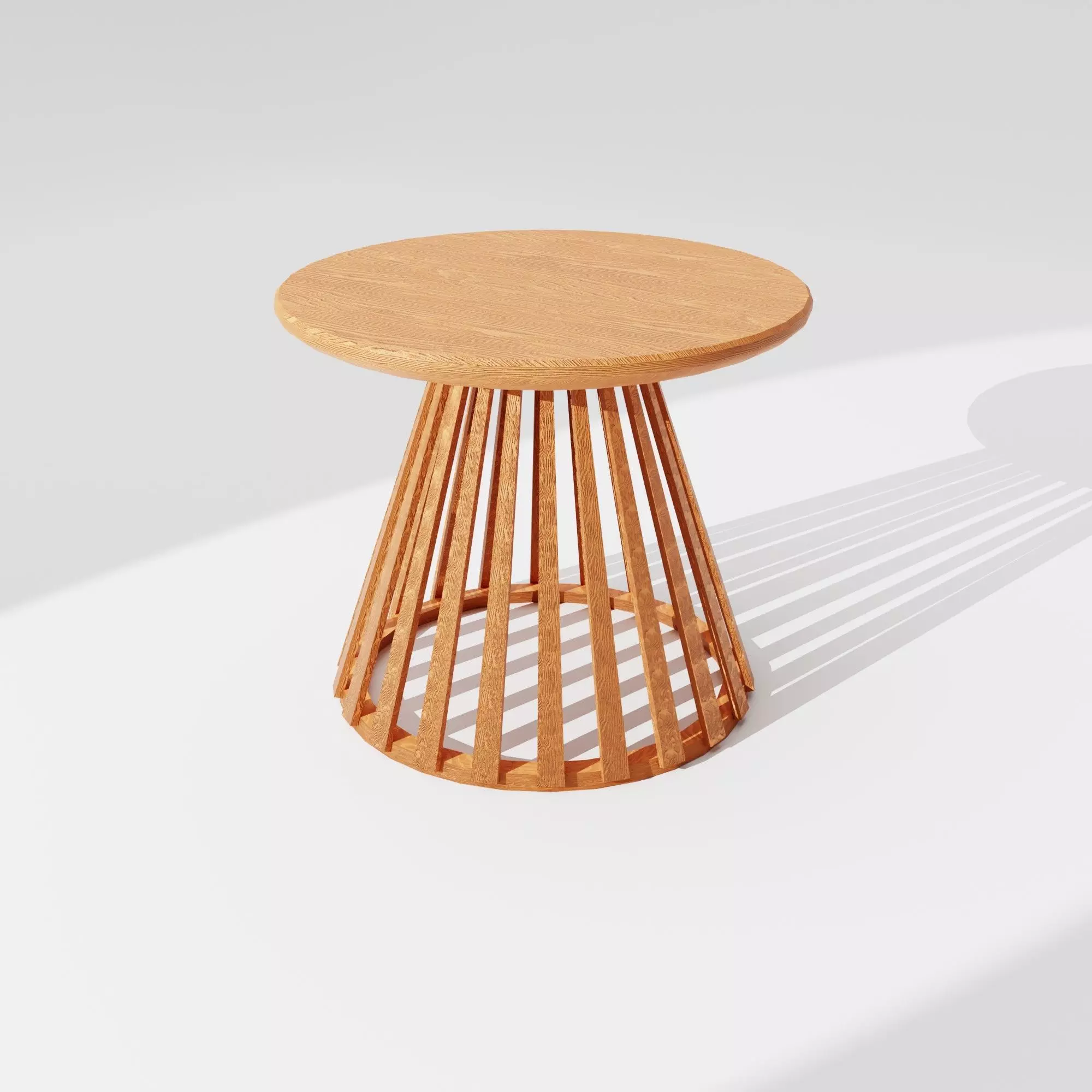 Round Center Table with Circular Base Free 3D model_0