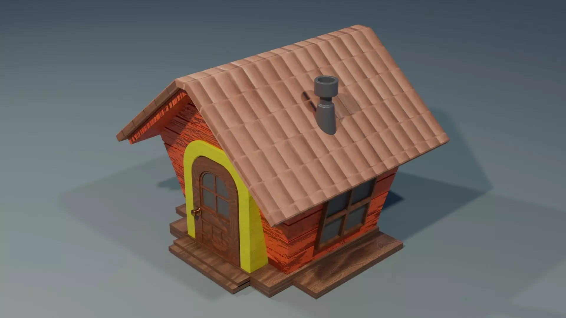 House Hut 3D model_0