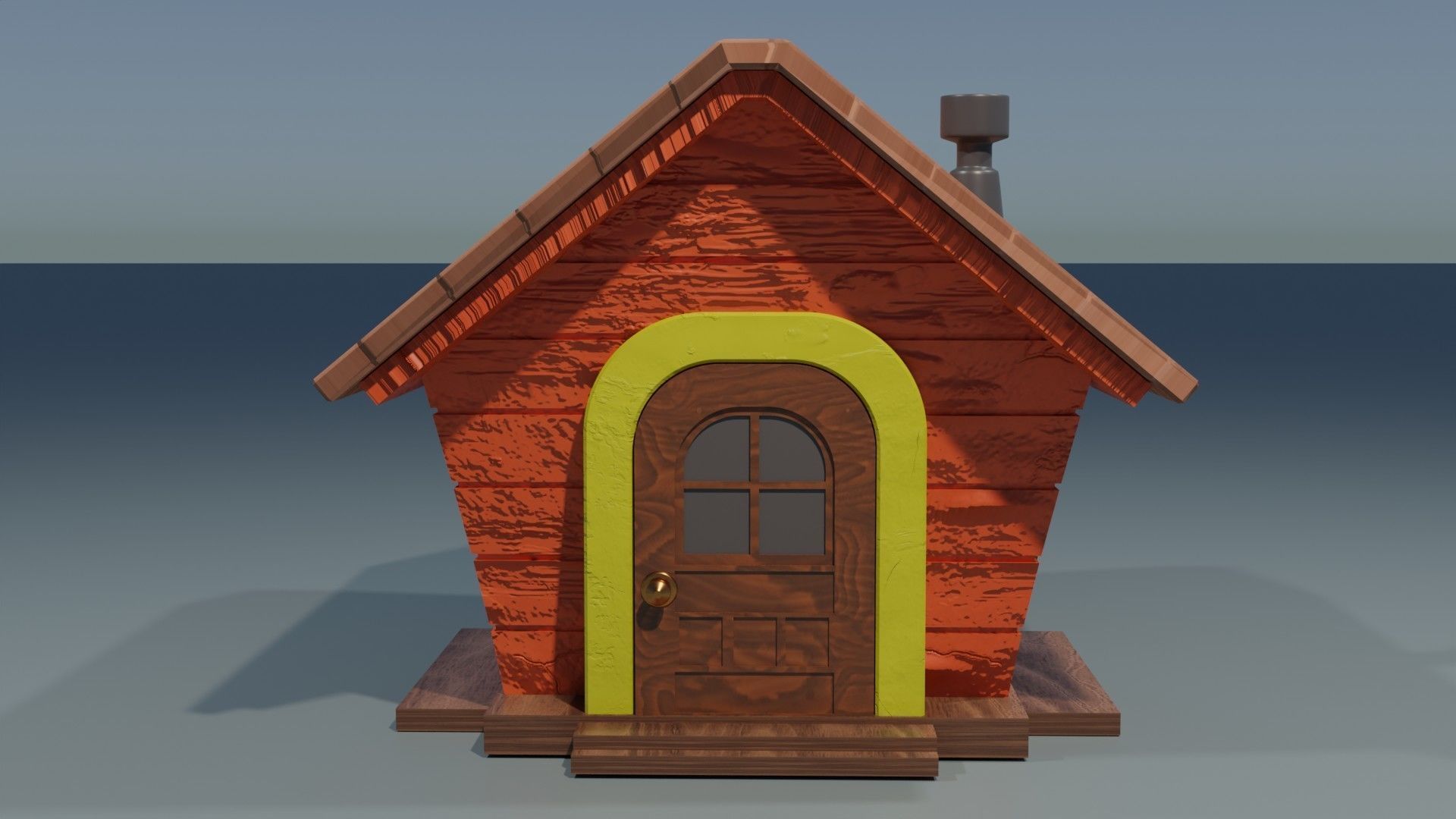House Hut 3D model_4