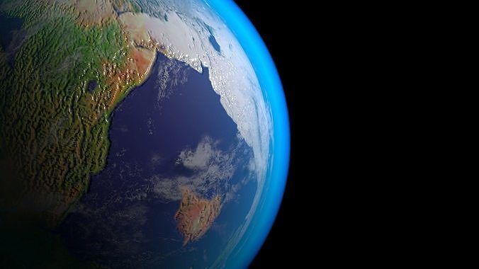 Pangea Earth 3D model