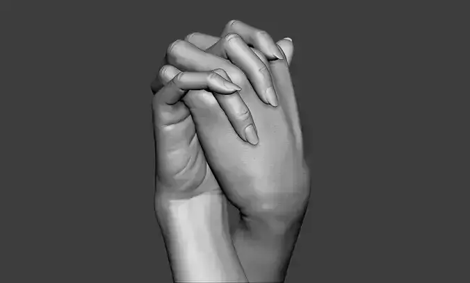 Male and Female Hands 1