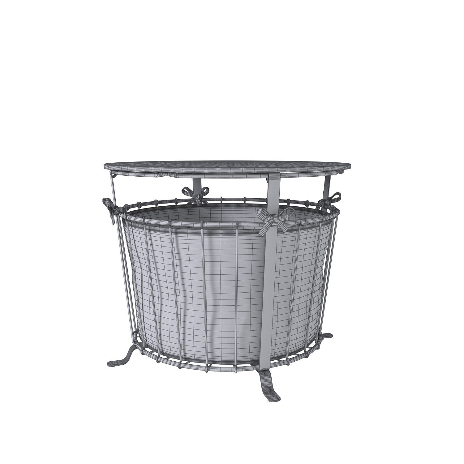 IKEA ANGESBYN 60cm Storage Table 3D model_5