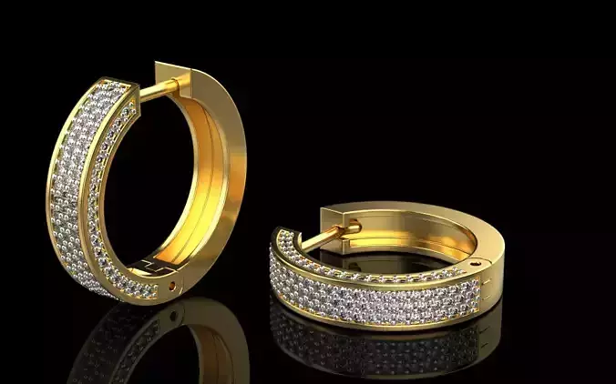 earrings 2310 3D print model