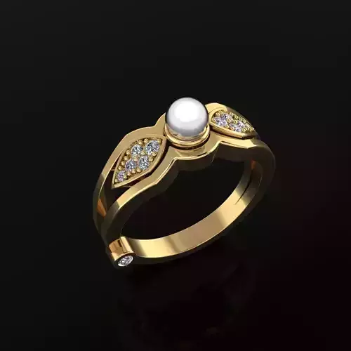 Ring with Pearl
