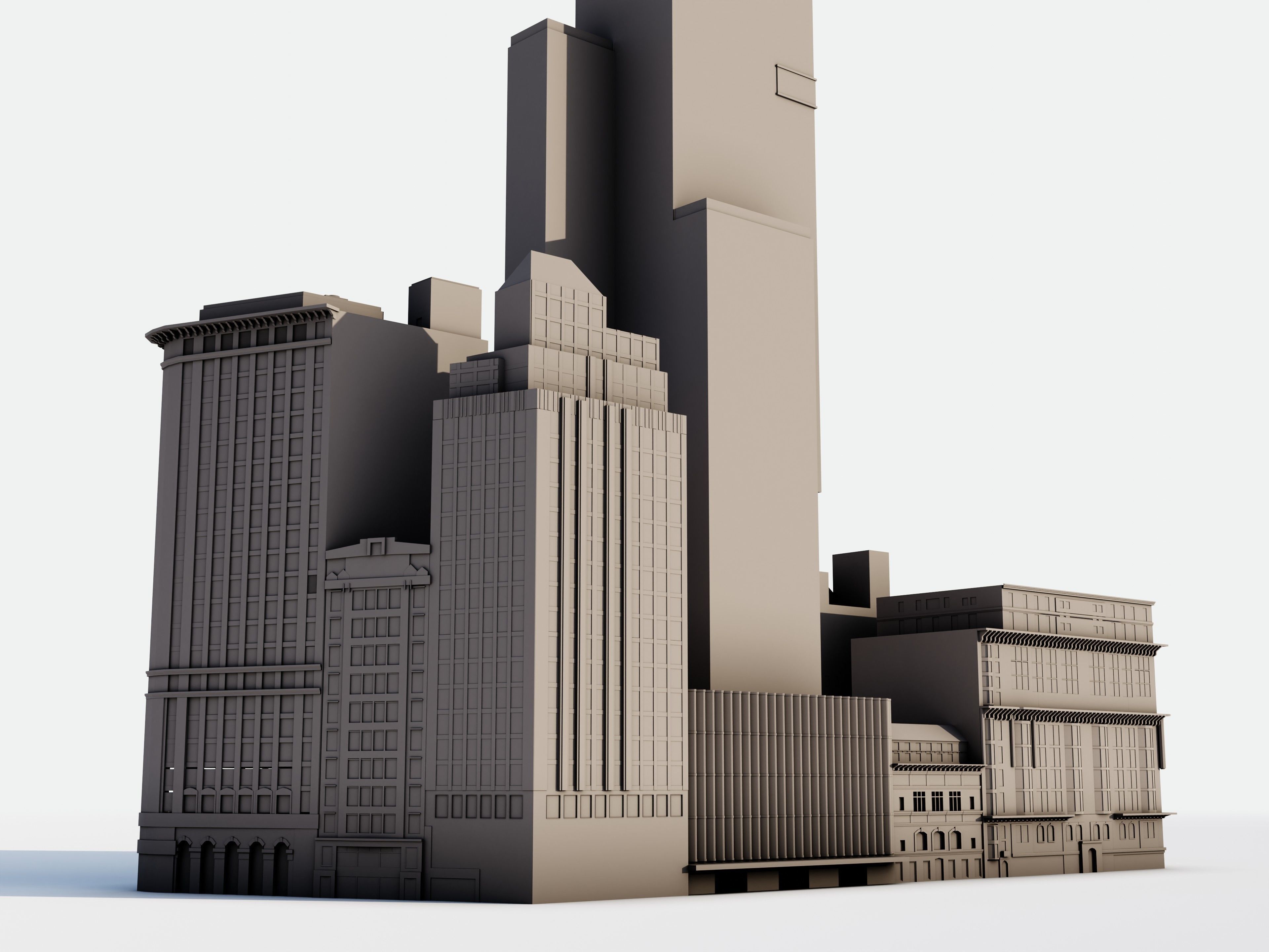 Central park tower 3D model_15
