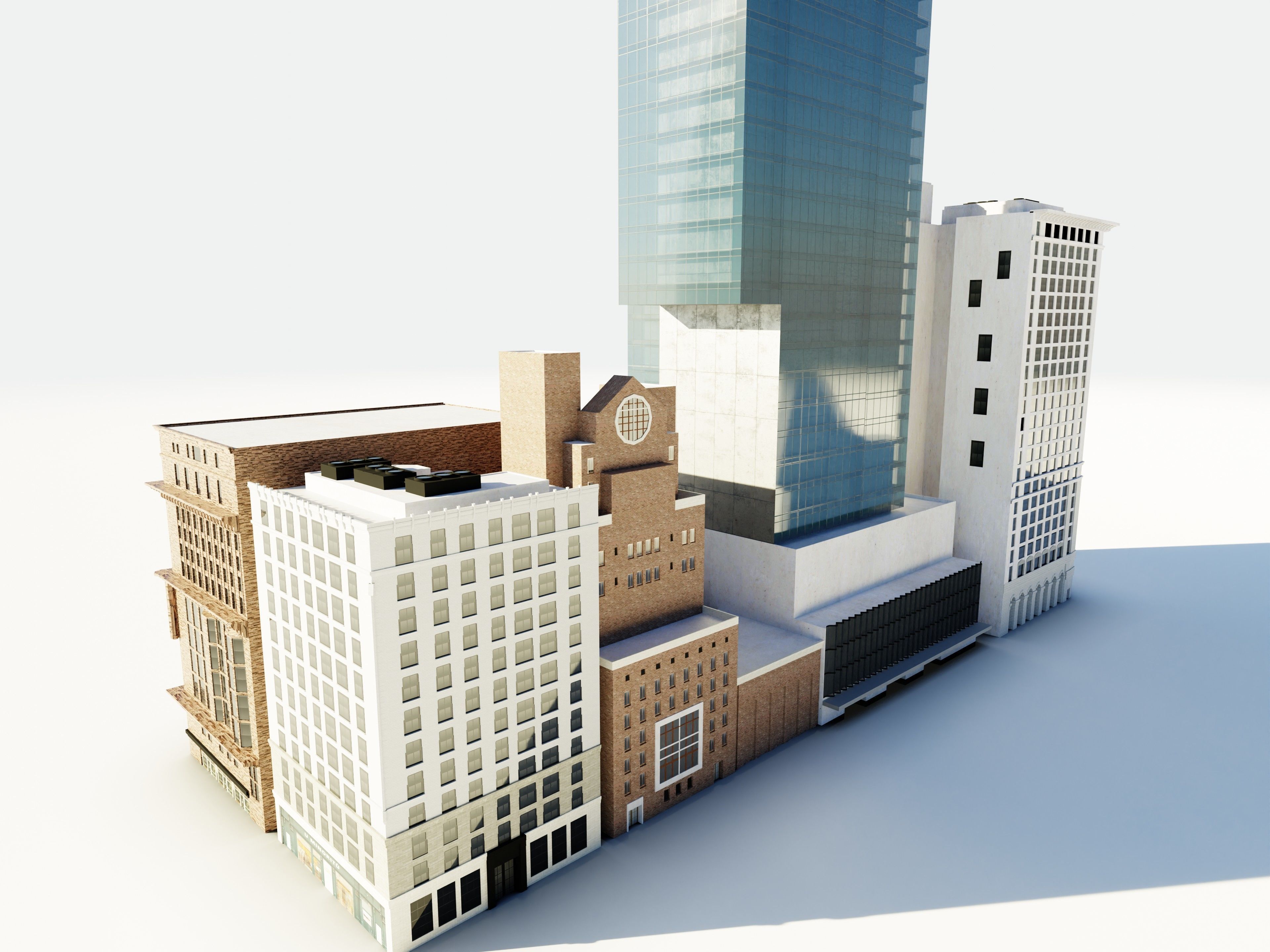 Central park tower 3D model_8