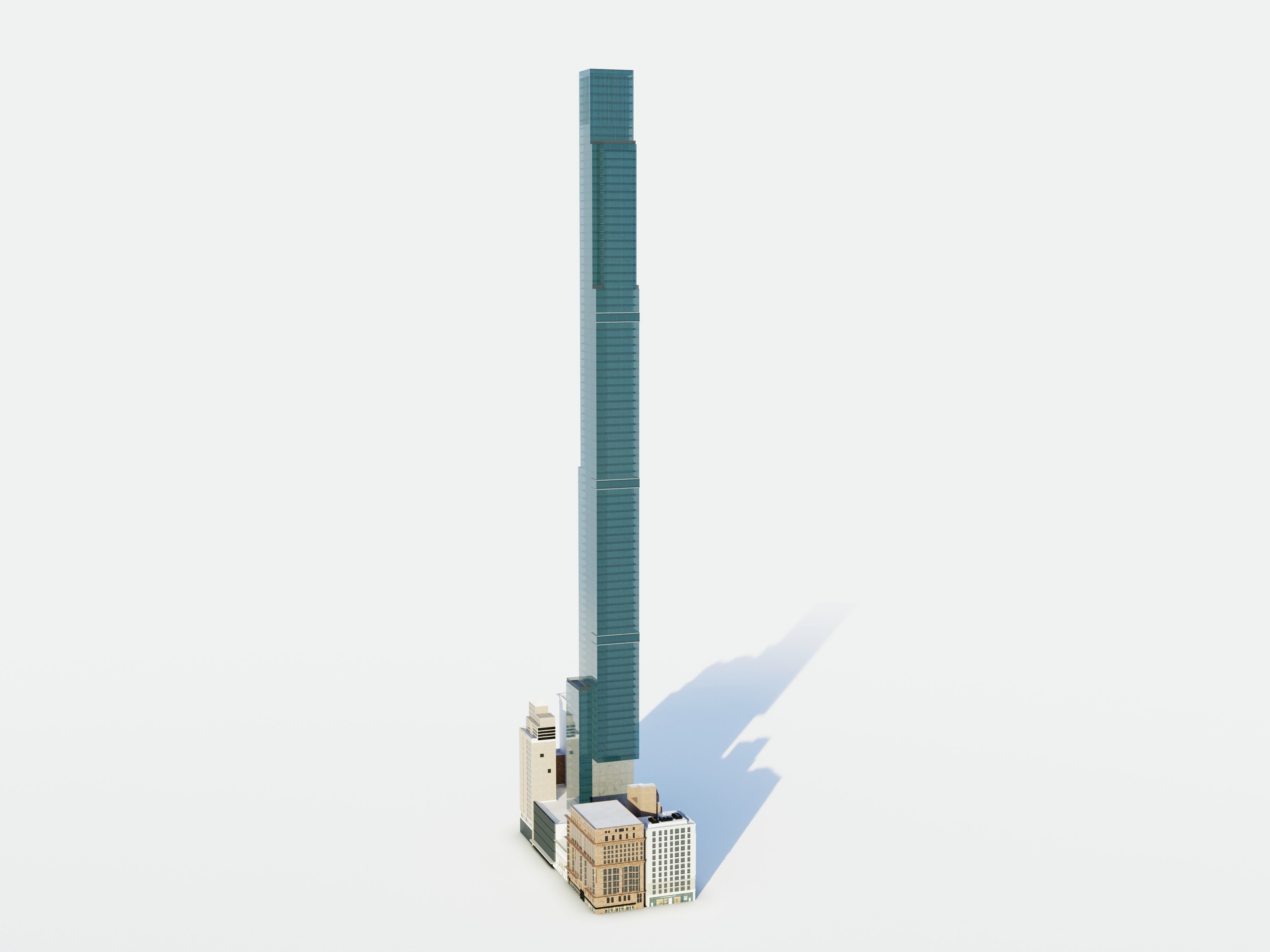 Central park tower 3D model_3