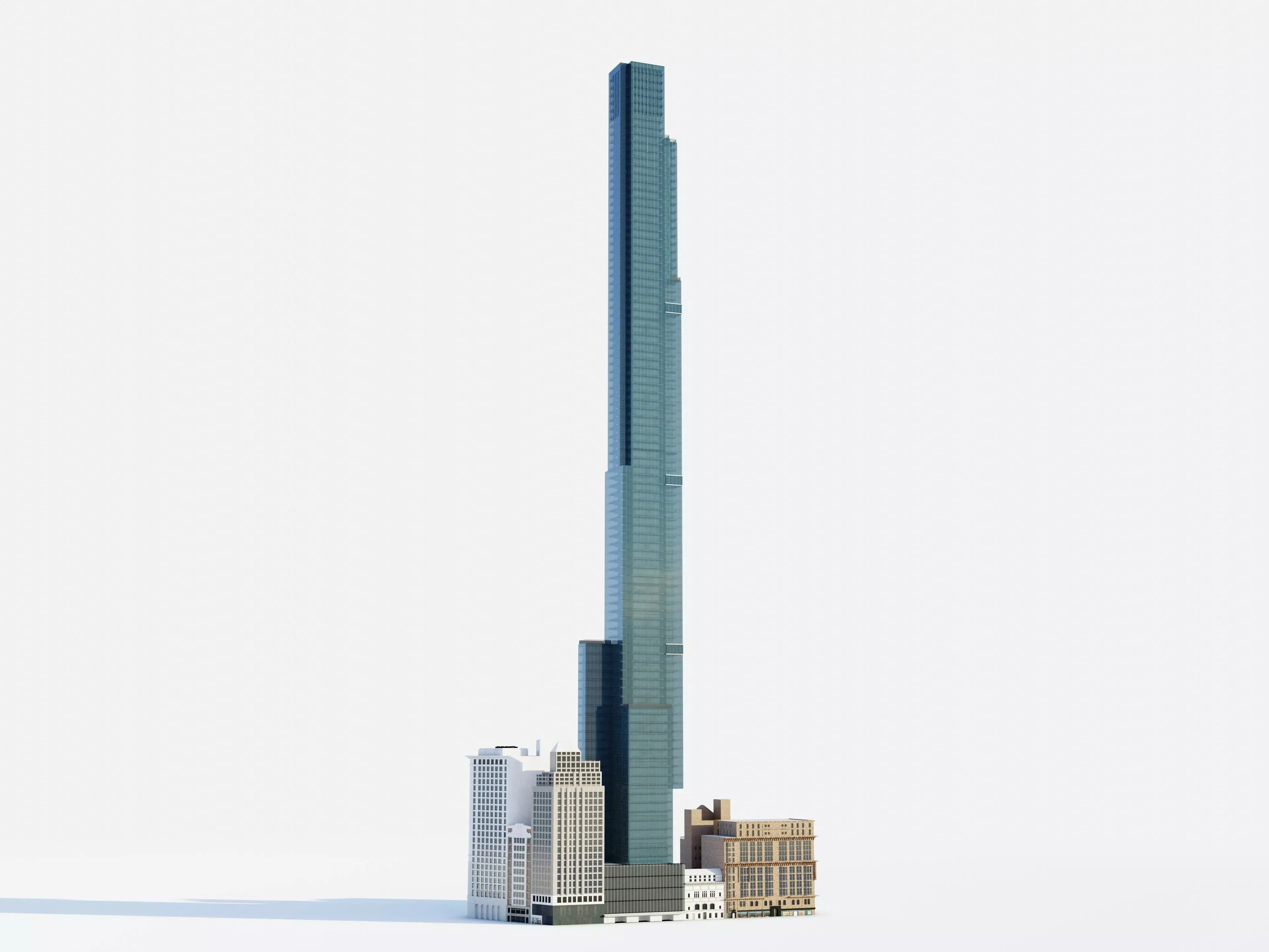 Central park tower 3D model_0