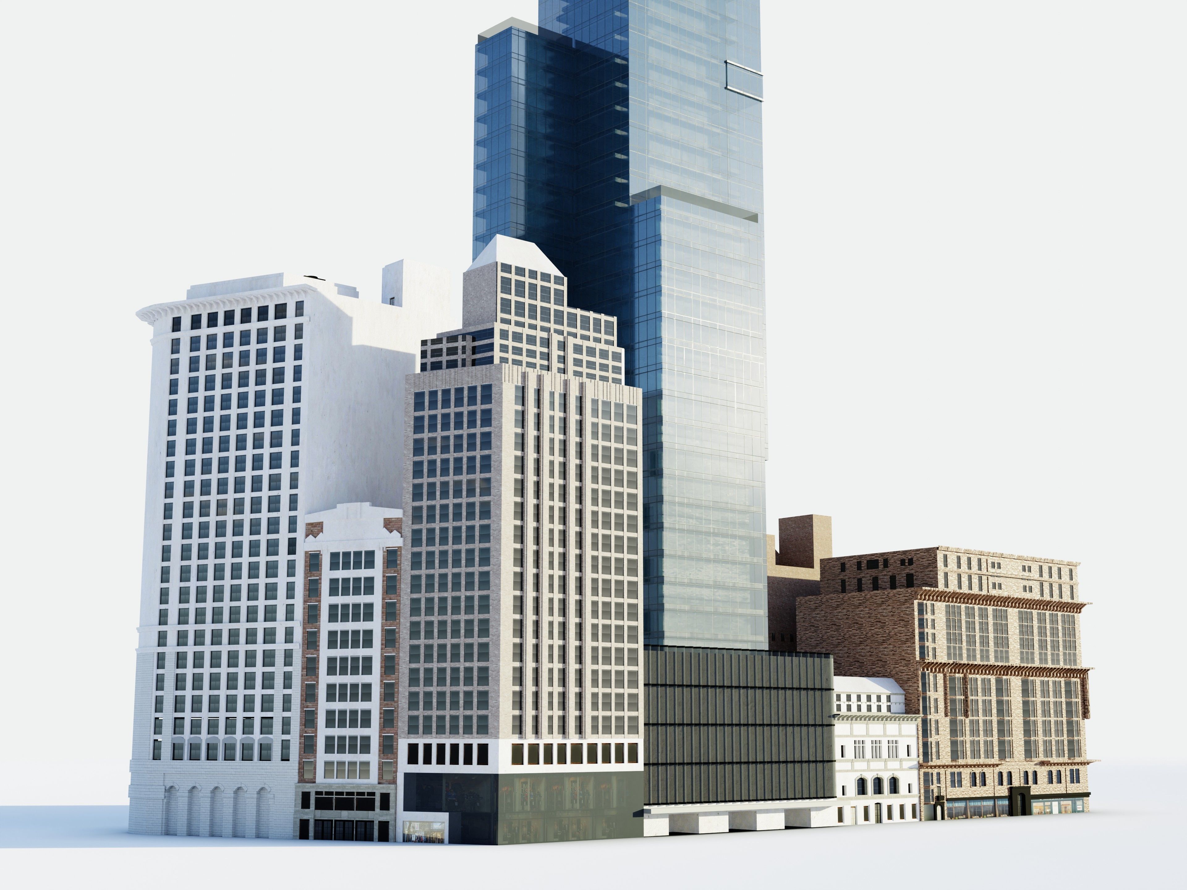 Central park tower 3D model_2