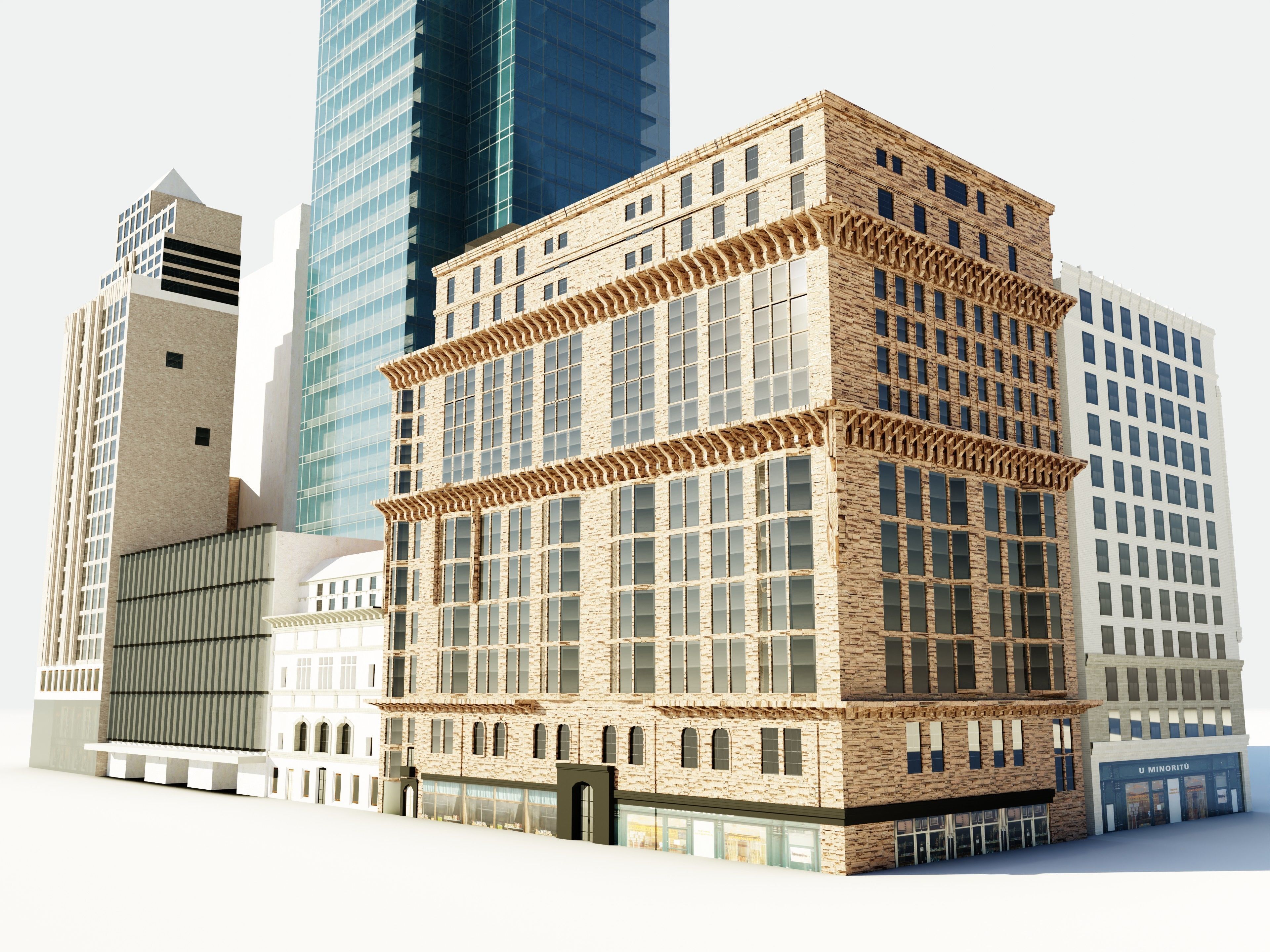 Central park tower 3D model_9