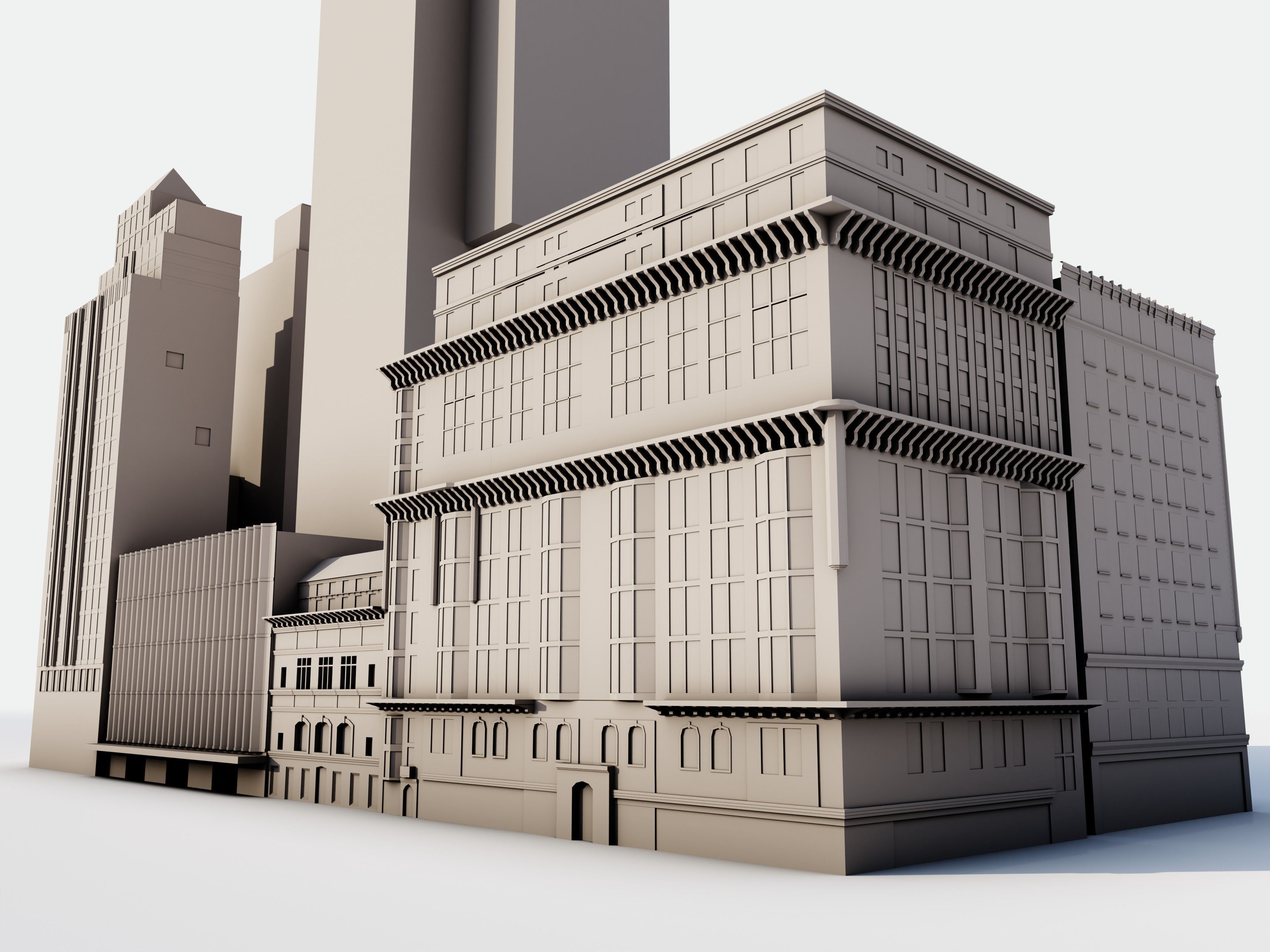 Central park tower 3D model_14