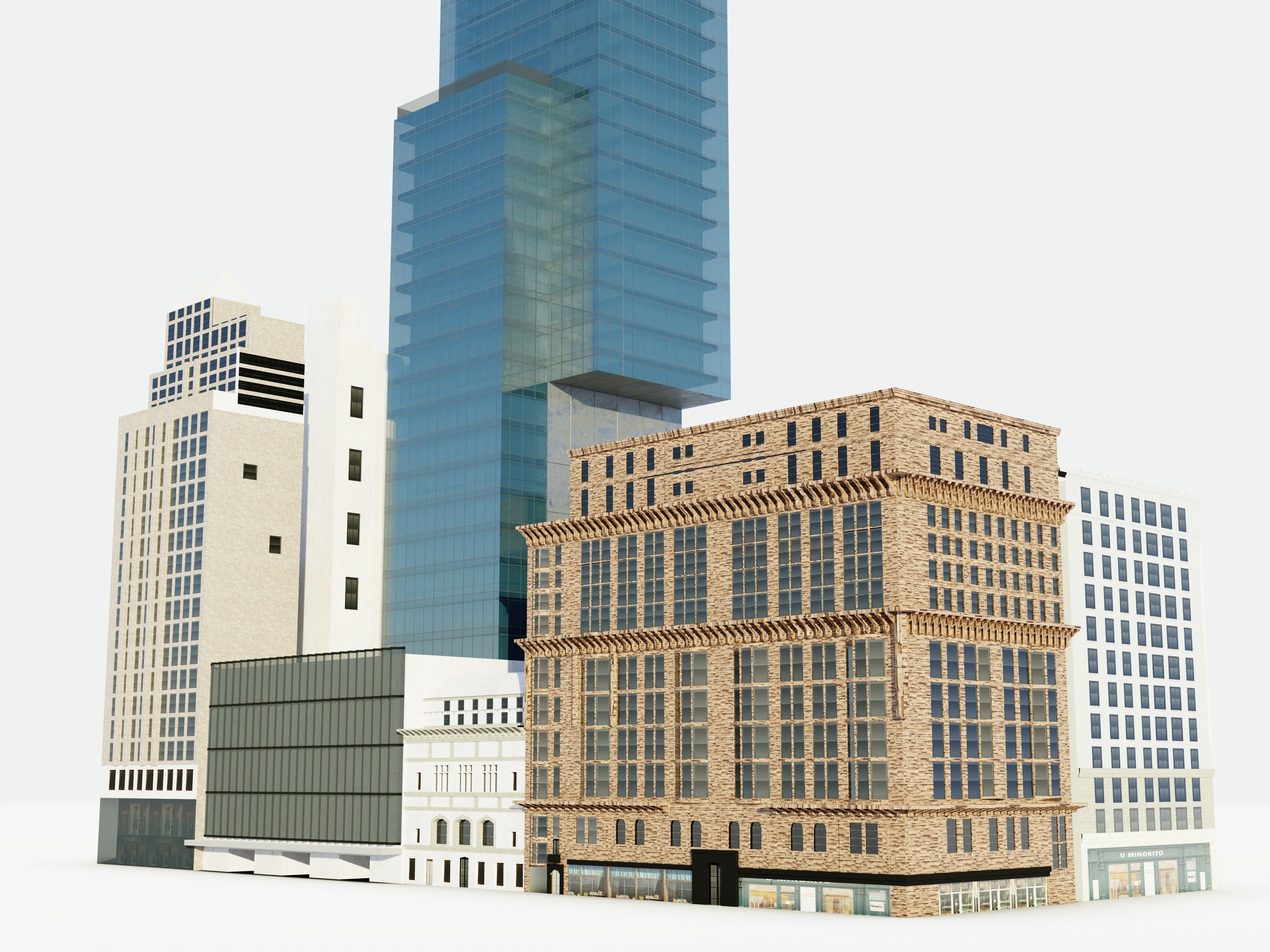 Central park tower 3D model_6