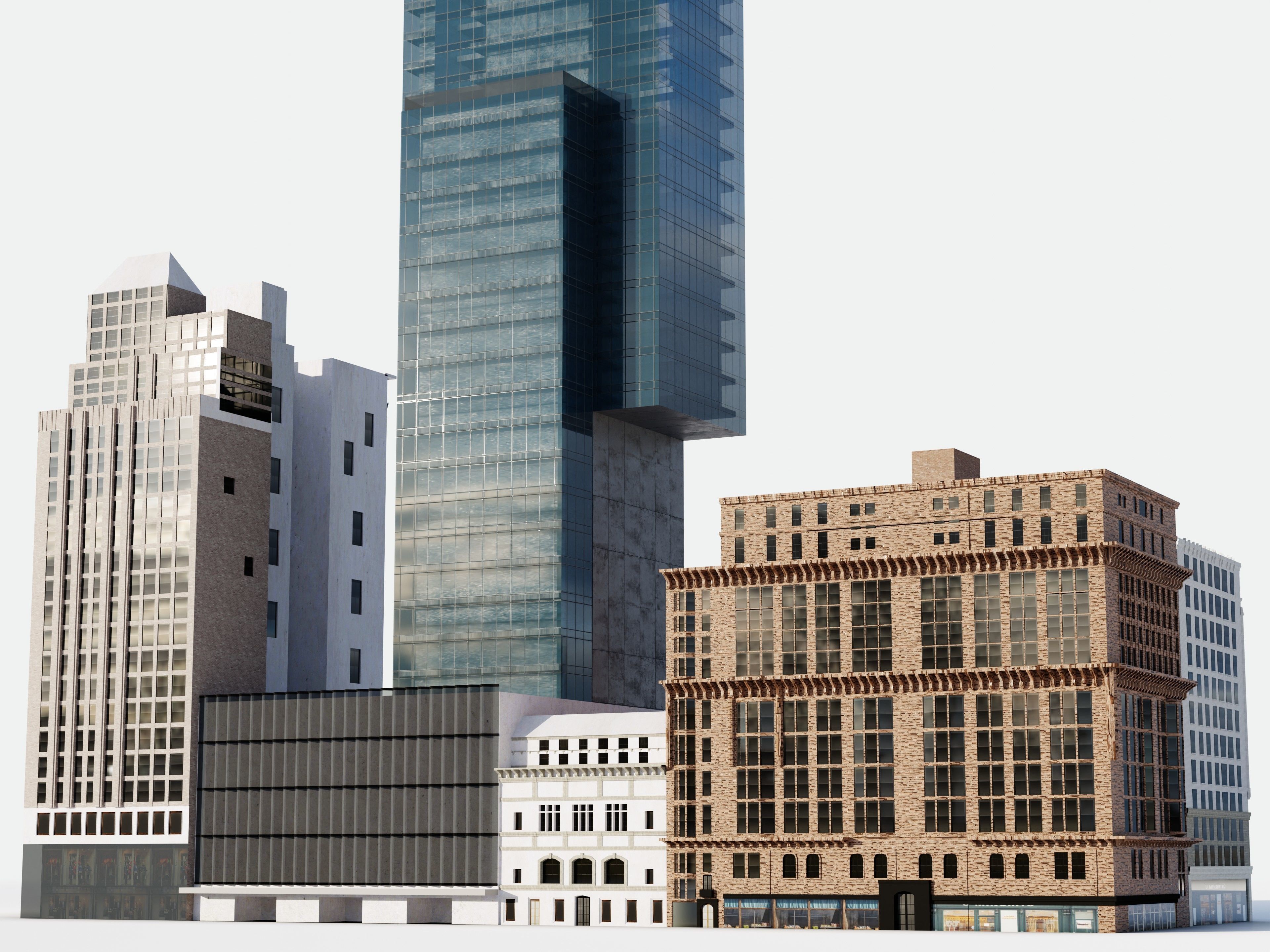 Central park tower 3D model_1
