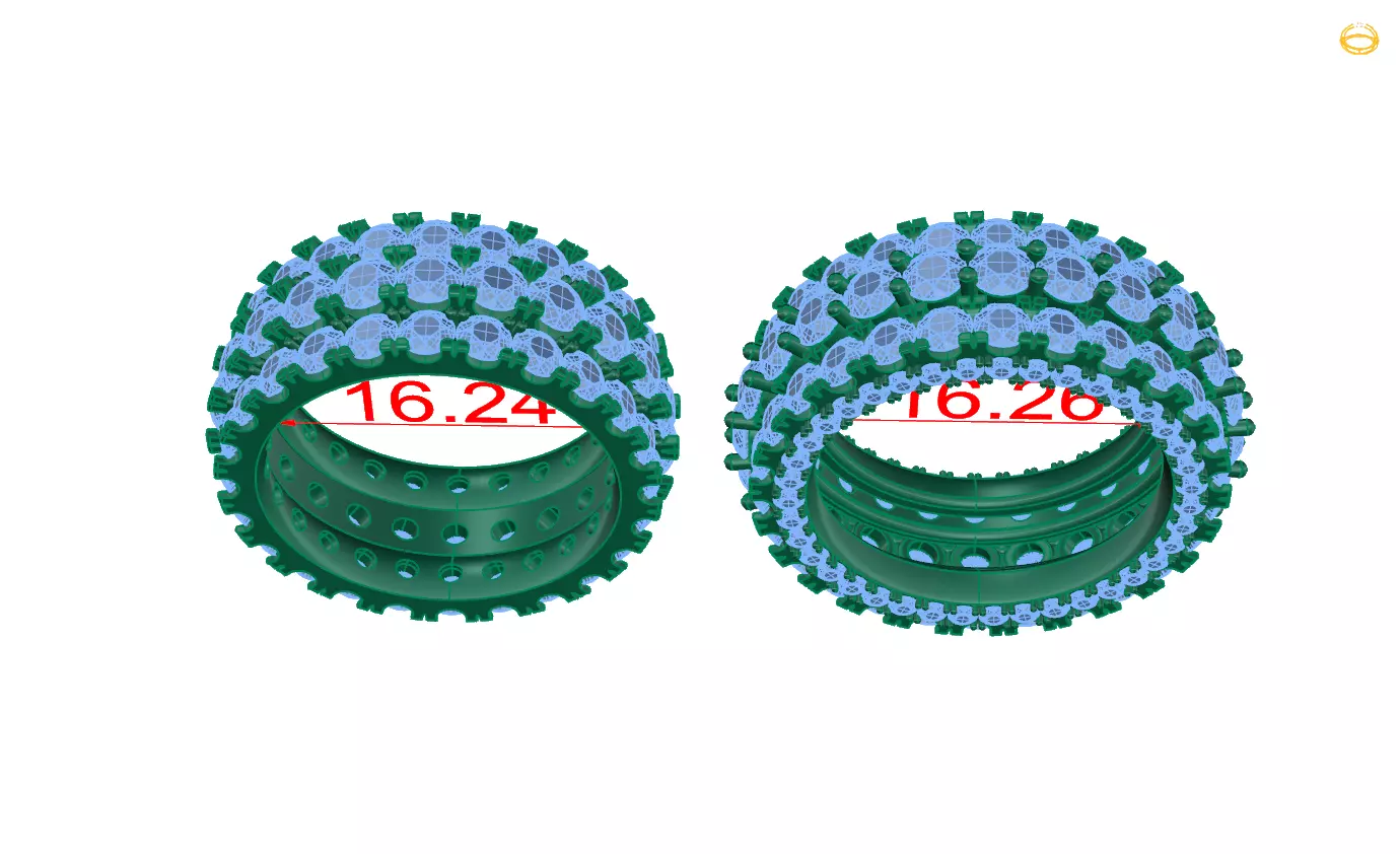 Rings08 3D print model_0