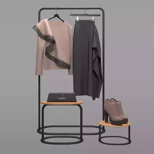 venchy Bluse and Skirt Set