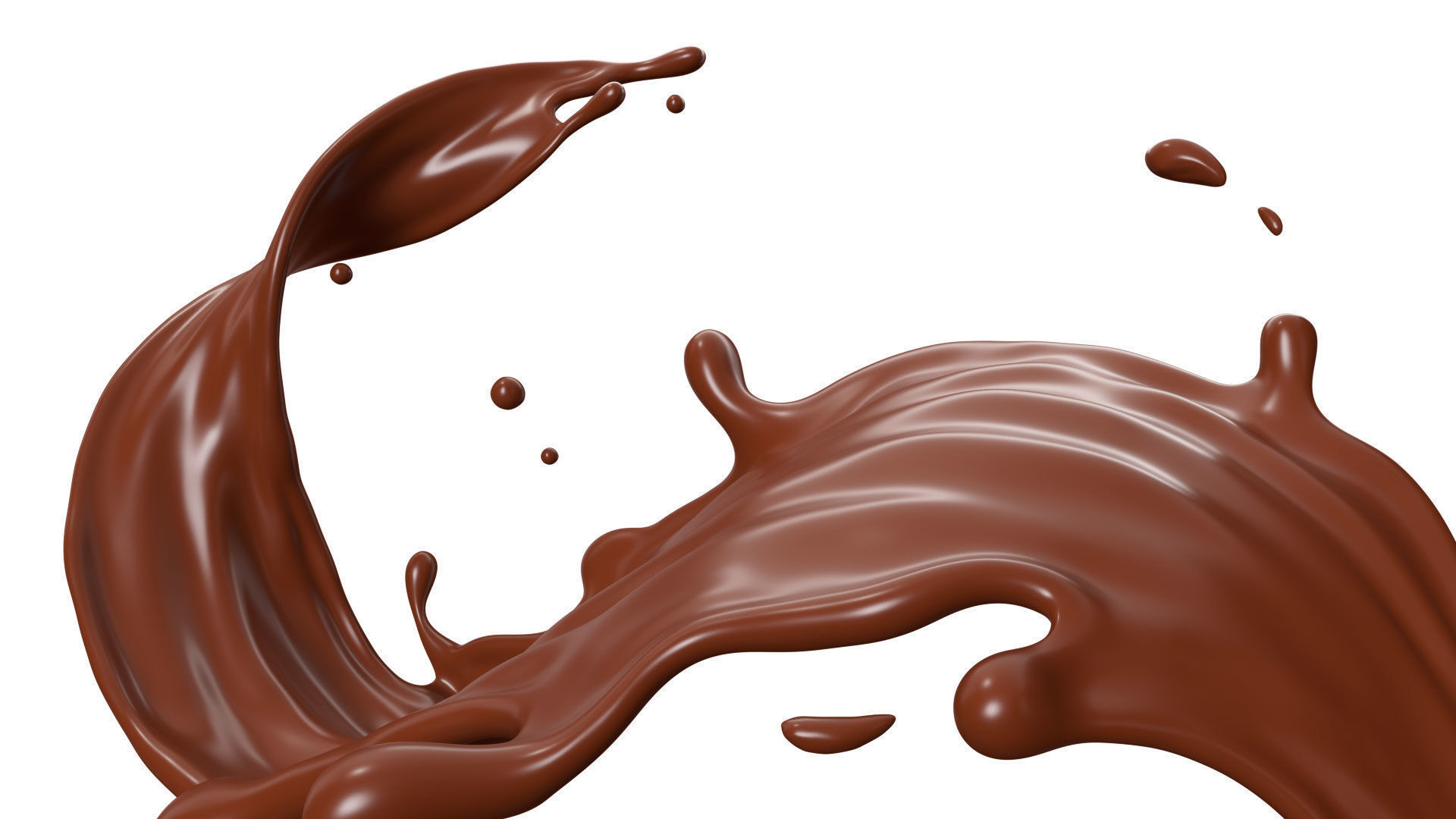 Chocolate Splash liquid 21 3D model_4
