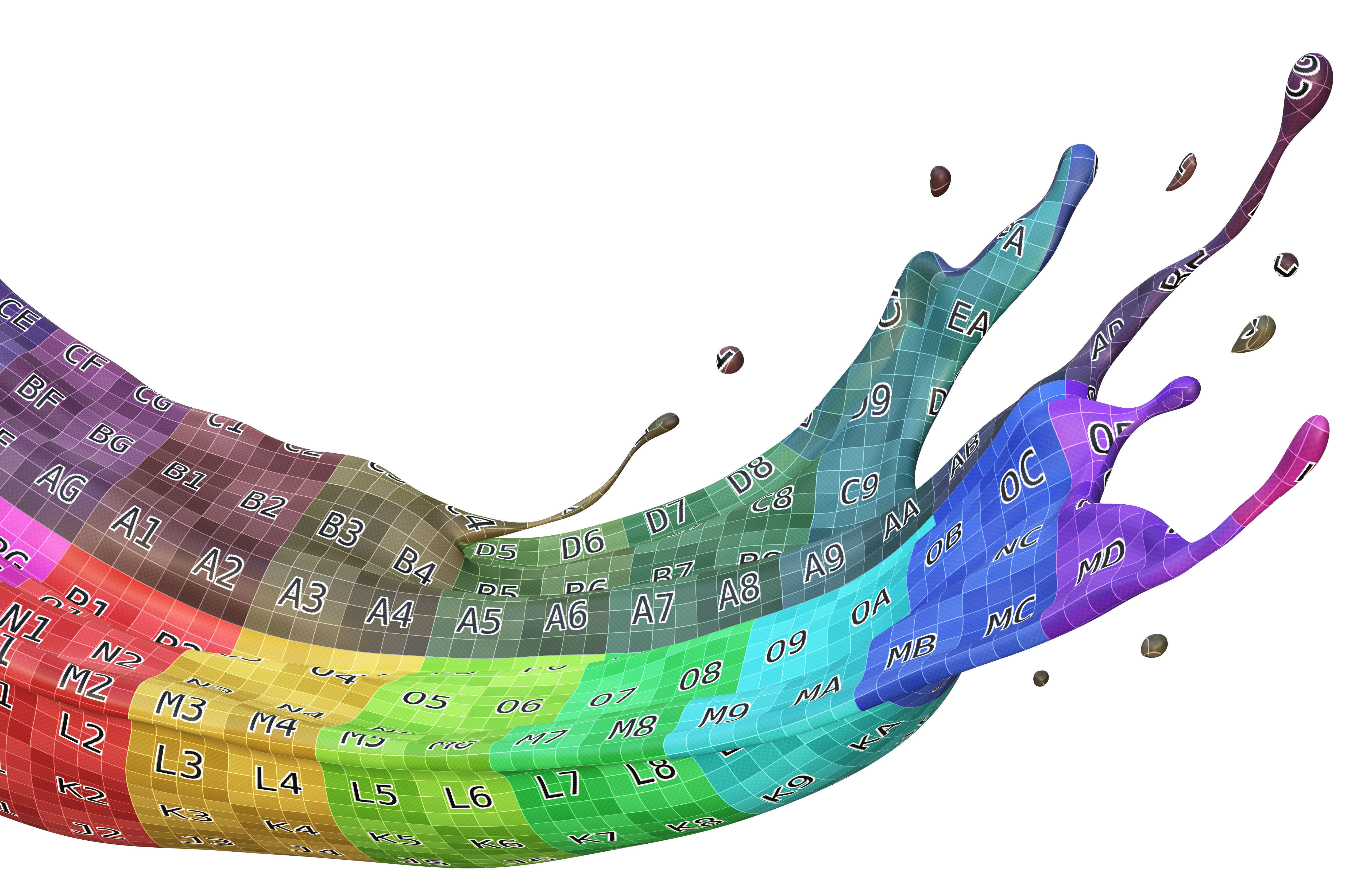 Chocolate Splash liquid 23 3D model_7