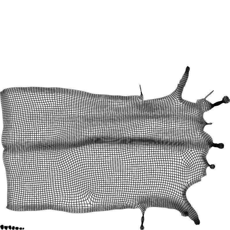 Chocolate Splash liquid 23 3D model_6