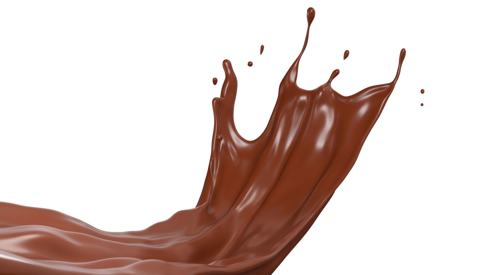 Chocolate Splash liquid 23 3D model_3