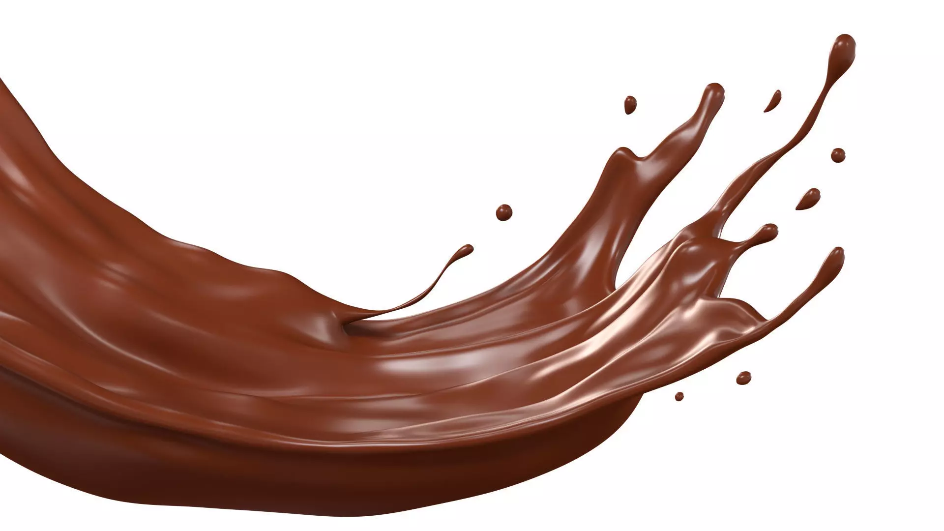 Chocolate Splash liquid 23 3D model_0