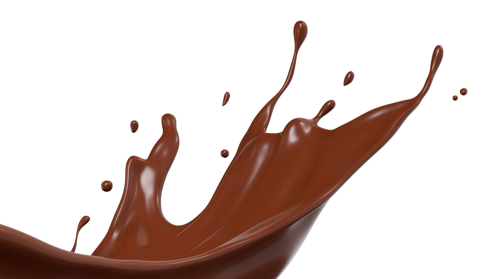 Chocolate Splash liquid 23 3D model_4