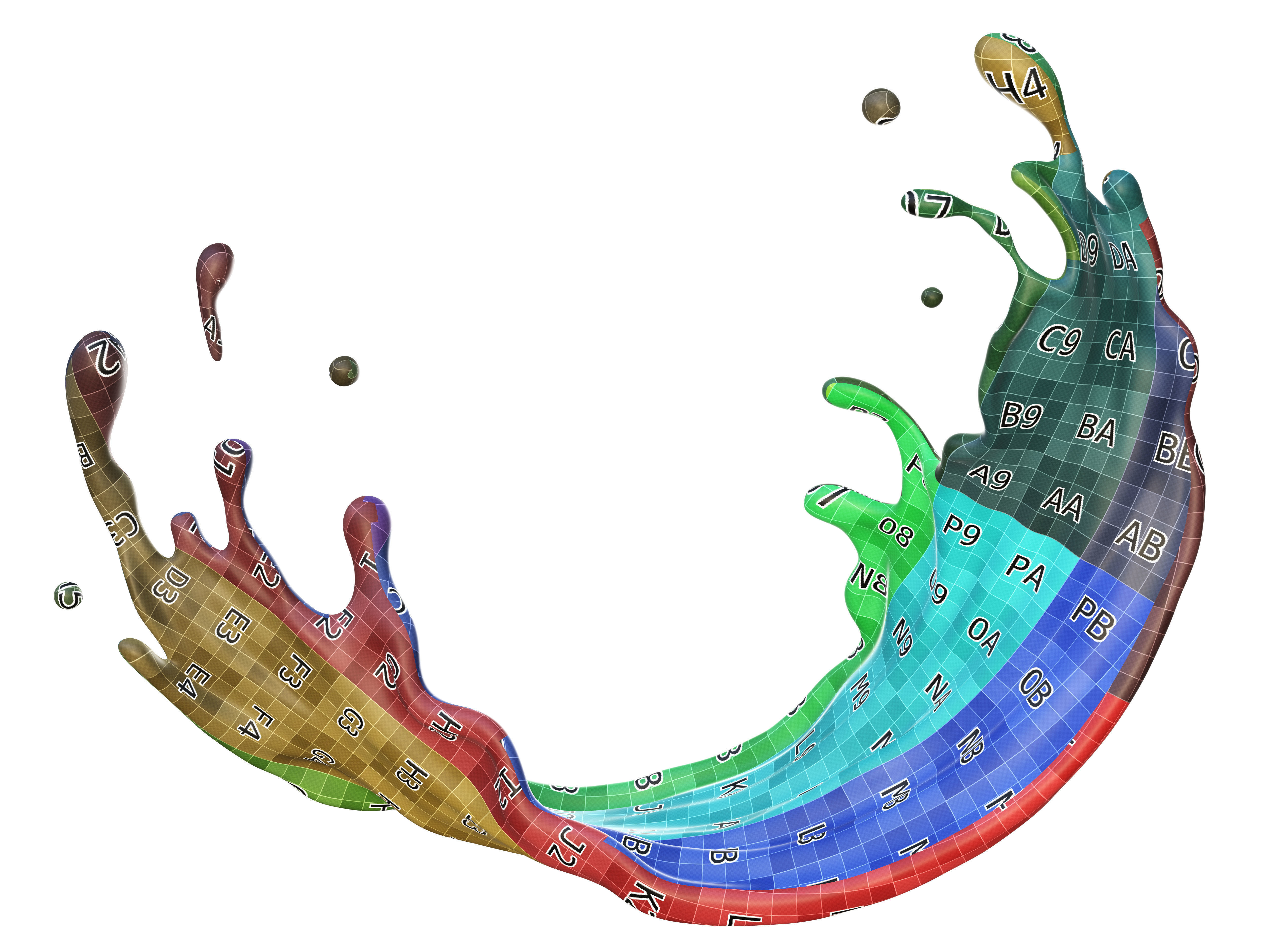 Chocolate Splash liquid 24 3D model_7