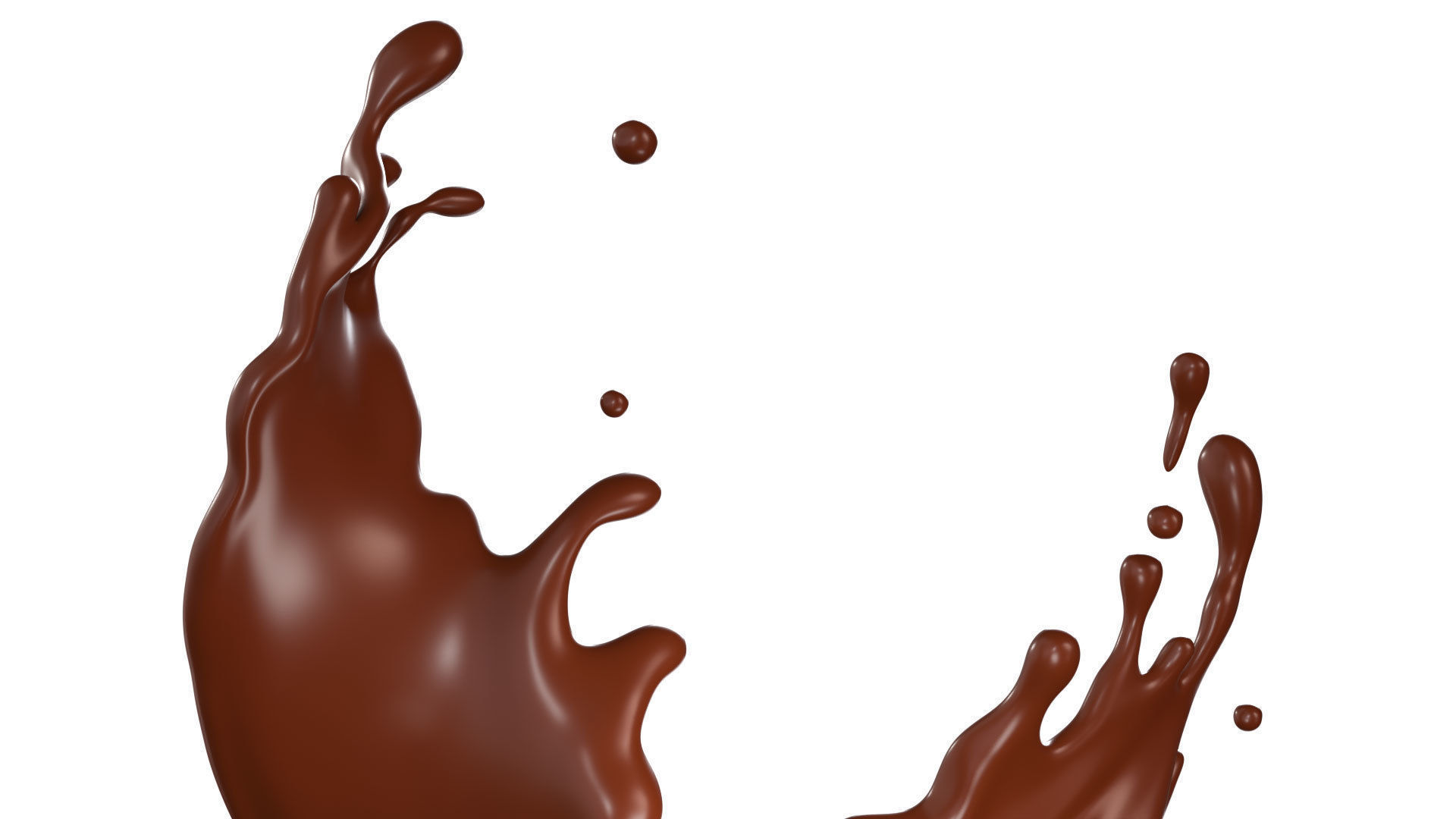 Chocolate Splash liquid 24 3D model_2