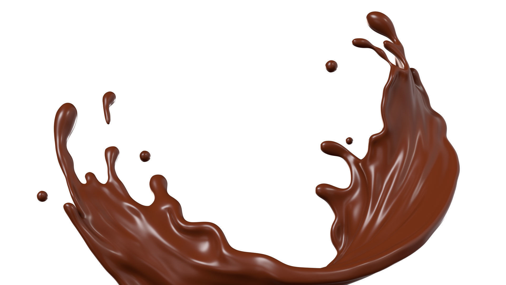 Chocolate Splash liquid 24 3D model_3