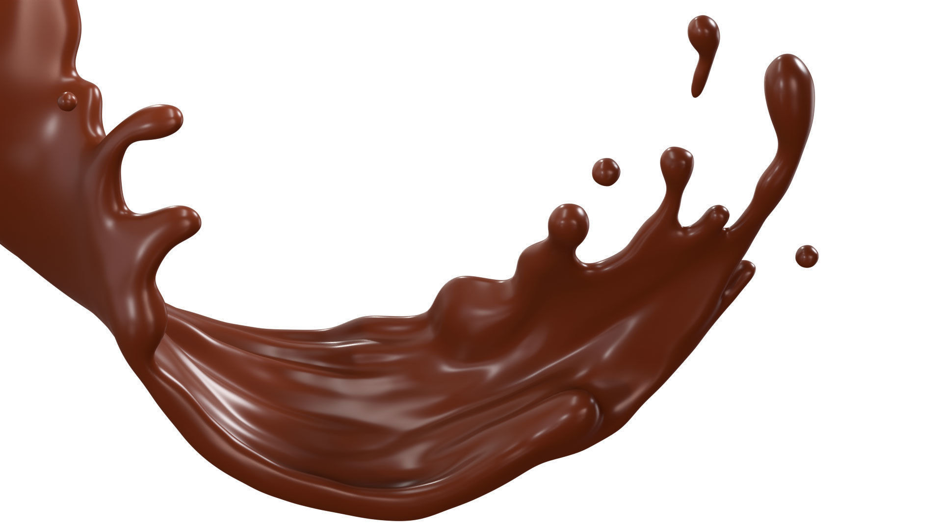 Chocolate Splash liquid 24 3D model_4