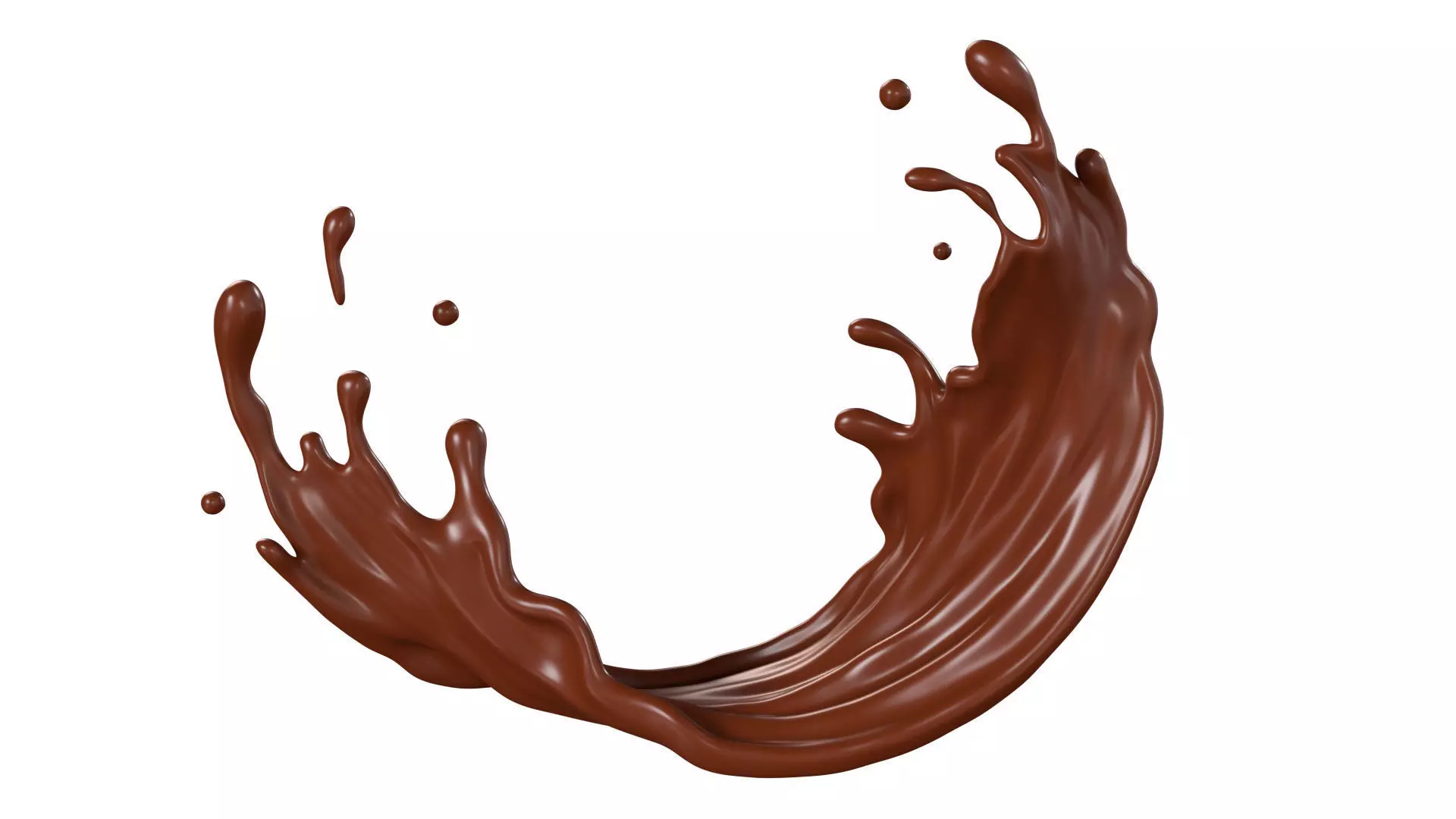 Chocolate Splash liquid 24 3D model_0