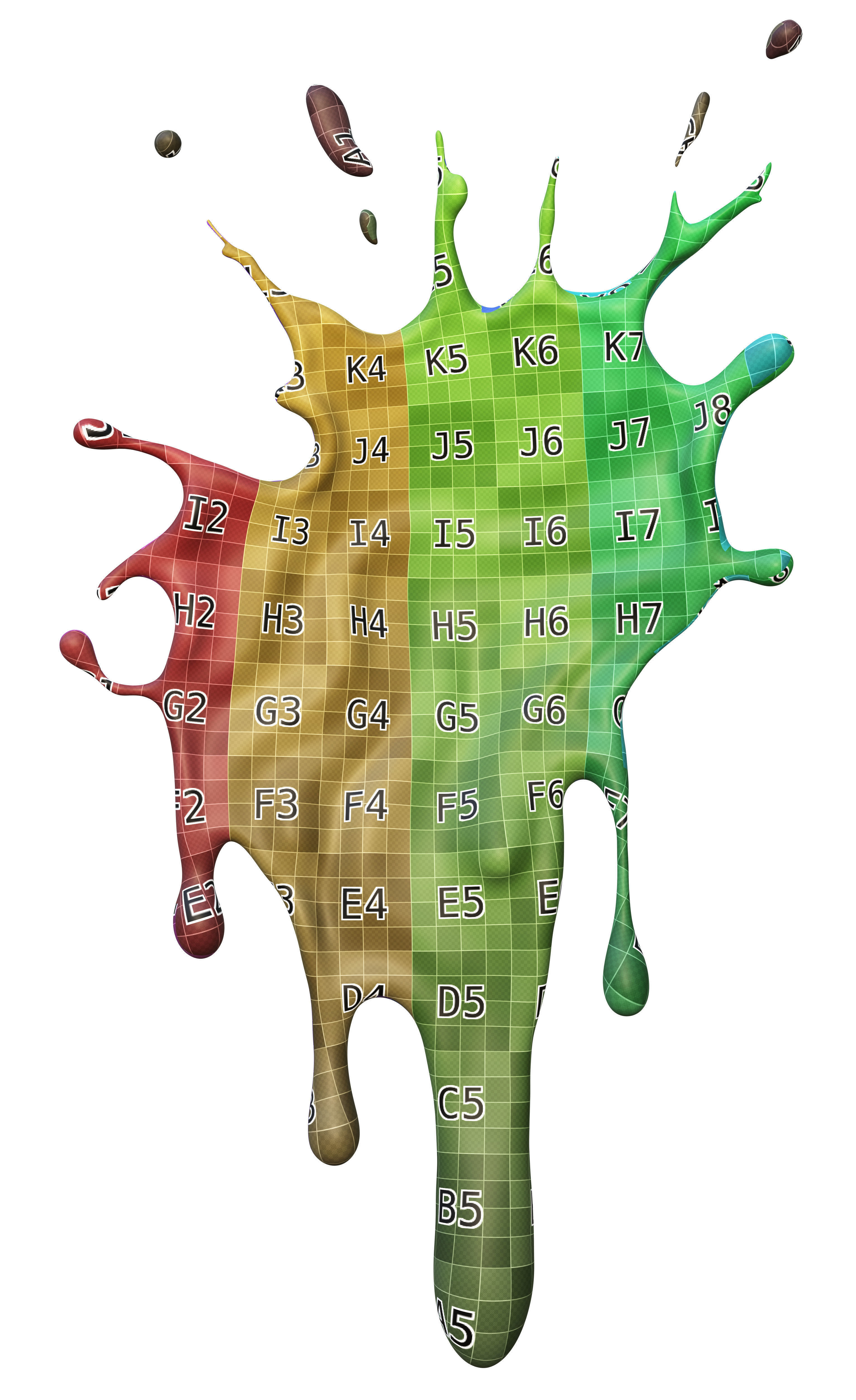 Chocolate Splash liquid 27 3D model_7