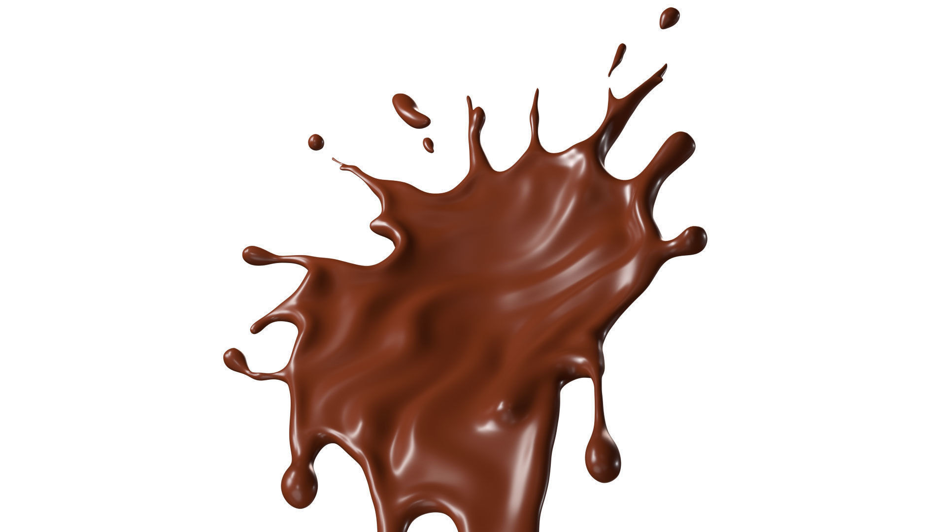 Chocolate Splash liquid 27 3D model_1