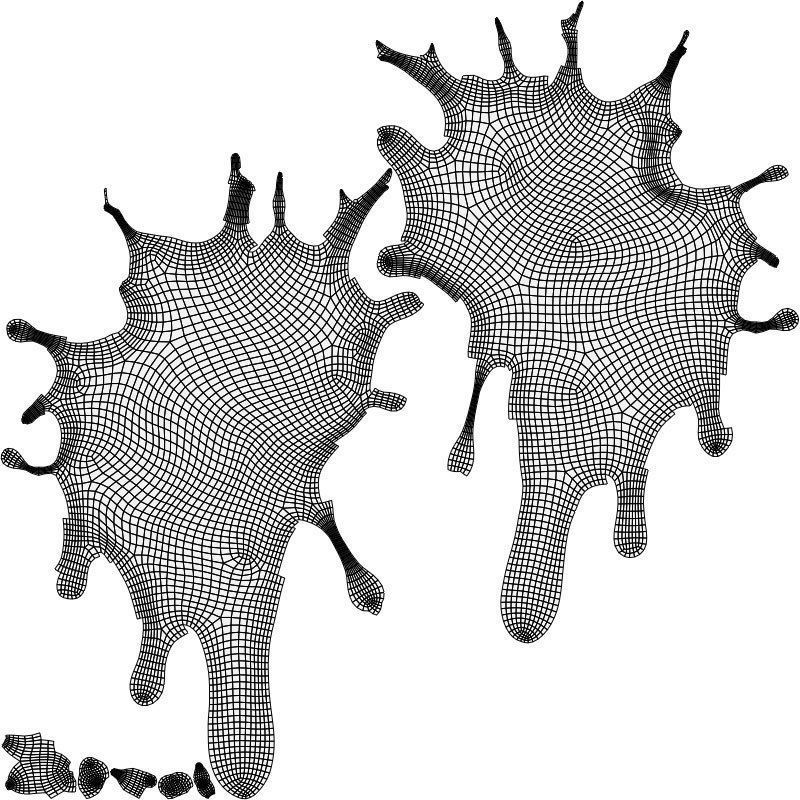 Chocolate Splash liquid 27 3D model_6