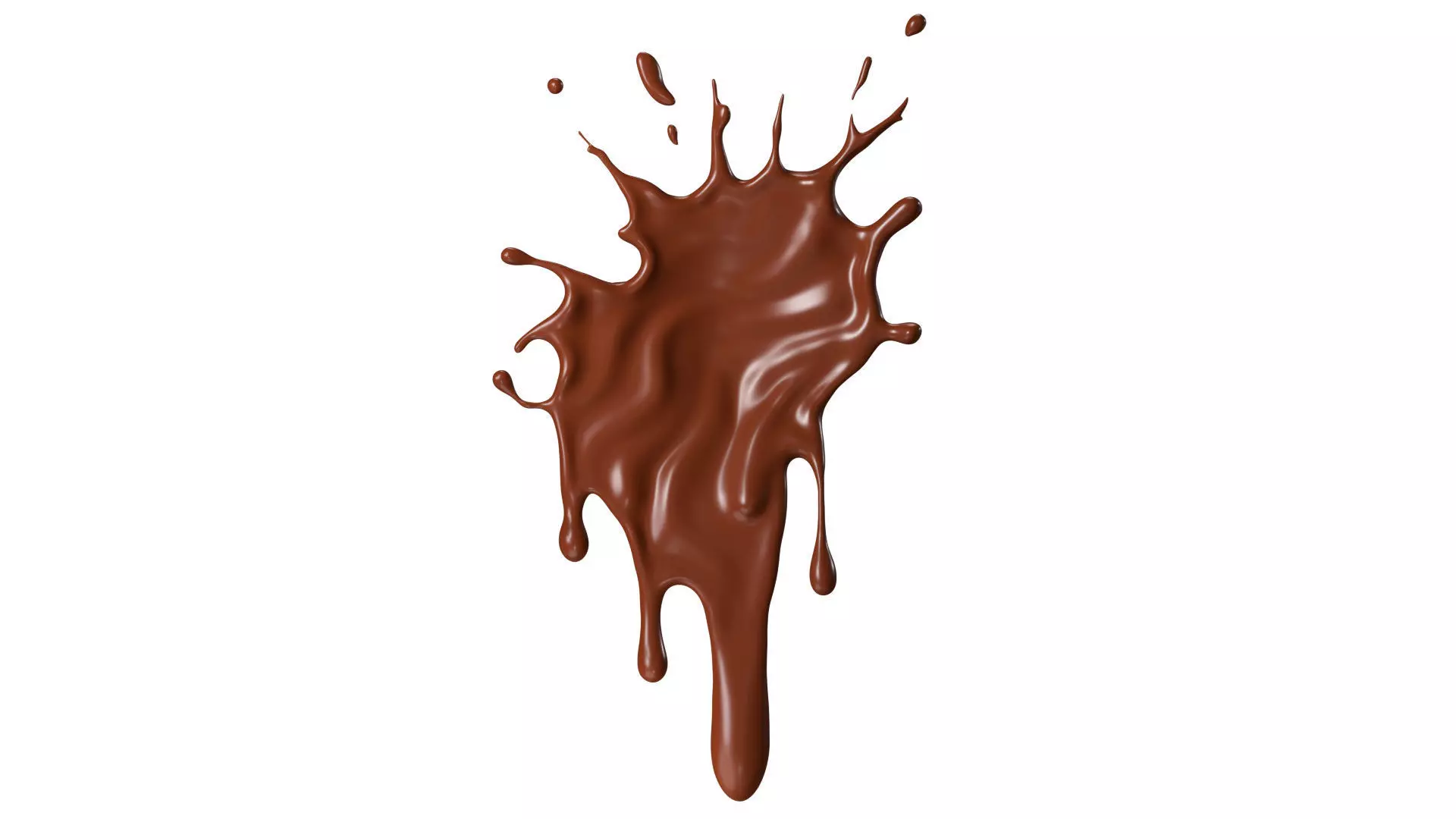 Chocolate Splash liquid 27 3D model_0
