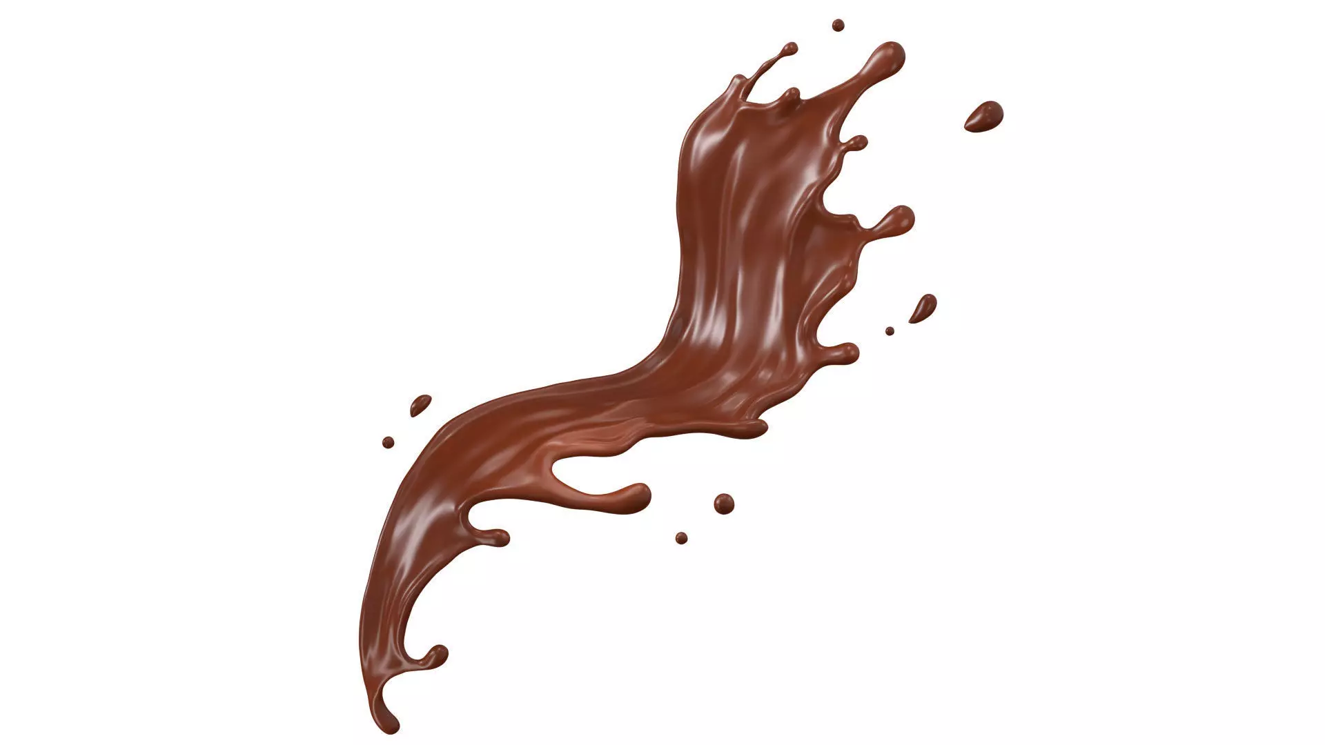 Chocolate Splash liquid 28 3D model