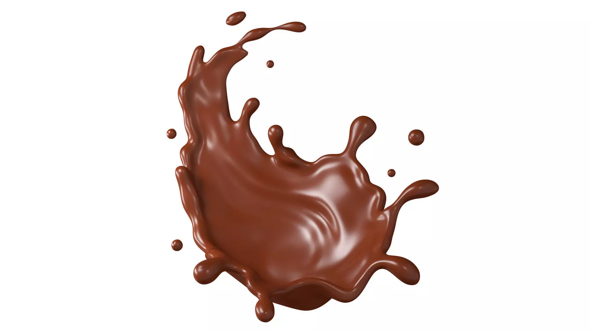 Chocolate Splash liquid 29 3D model