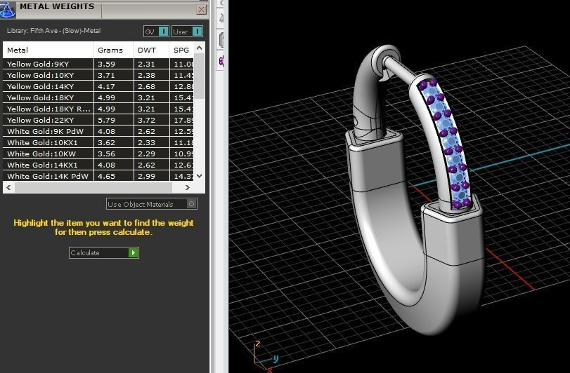 Tiffany earrings lock 3D print model_9