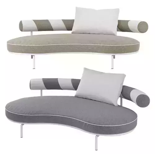Flexform supermax outdoor Curved sofa