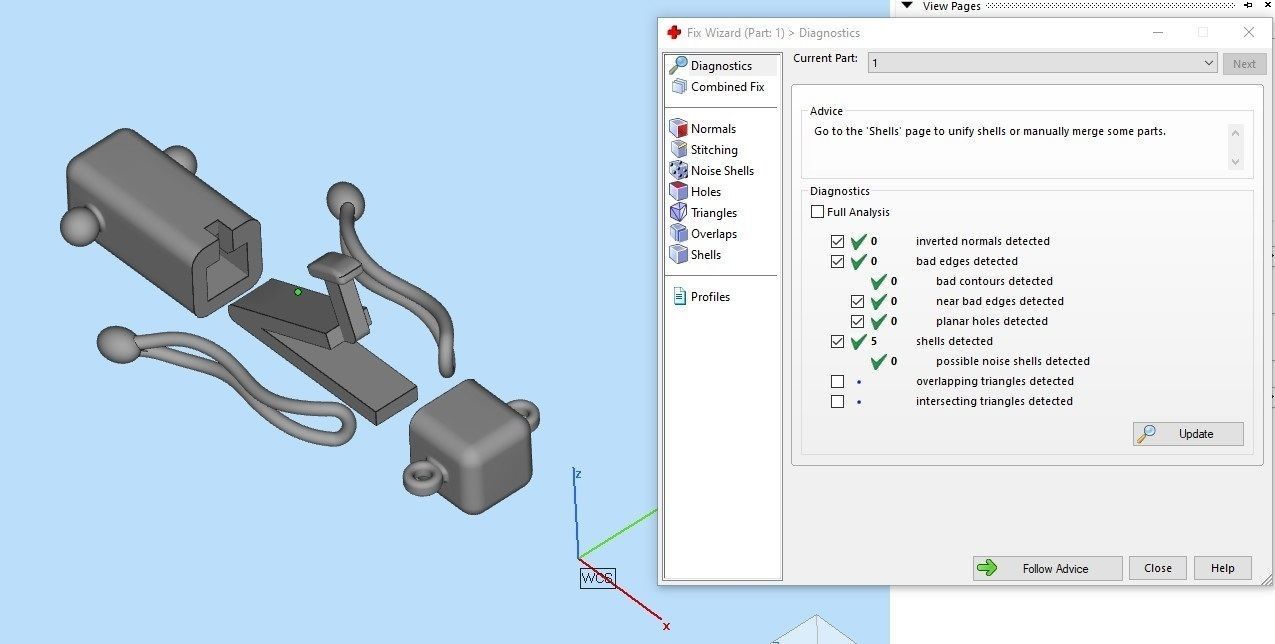 Bracelet lock clasp box 3D print model_11
