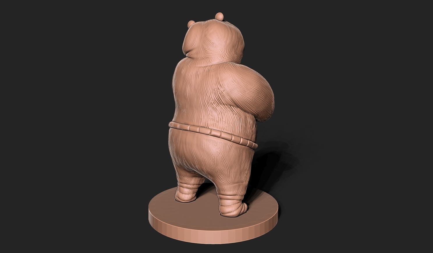KUNG FU PANDA 3D MODEL 3D print model_3