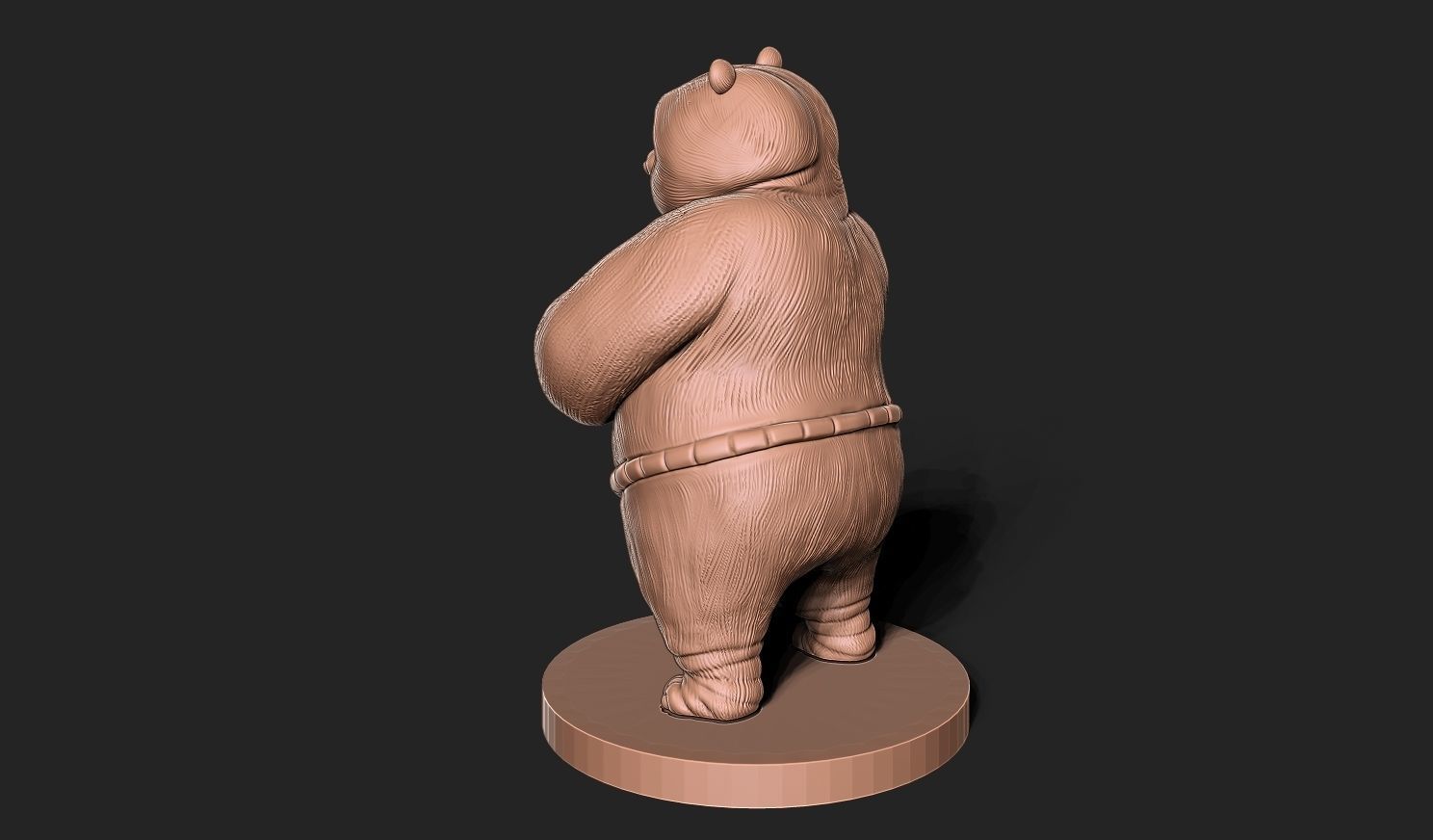 KUNG FU PANDA 3D MODEL 3D print model_4
