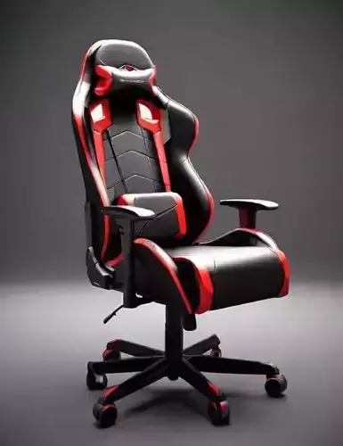 Gaming chair DXRacer  Model FE08 3D model